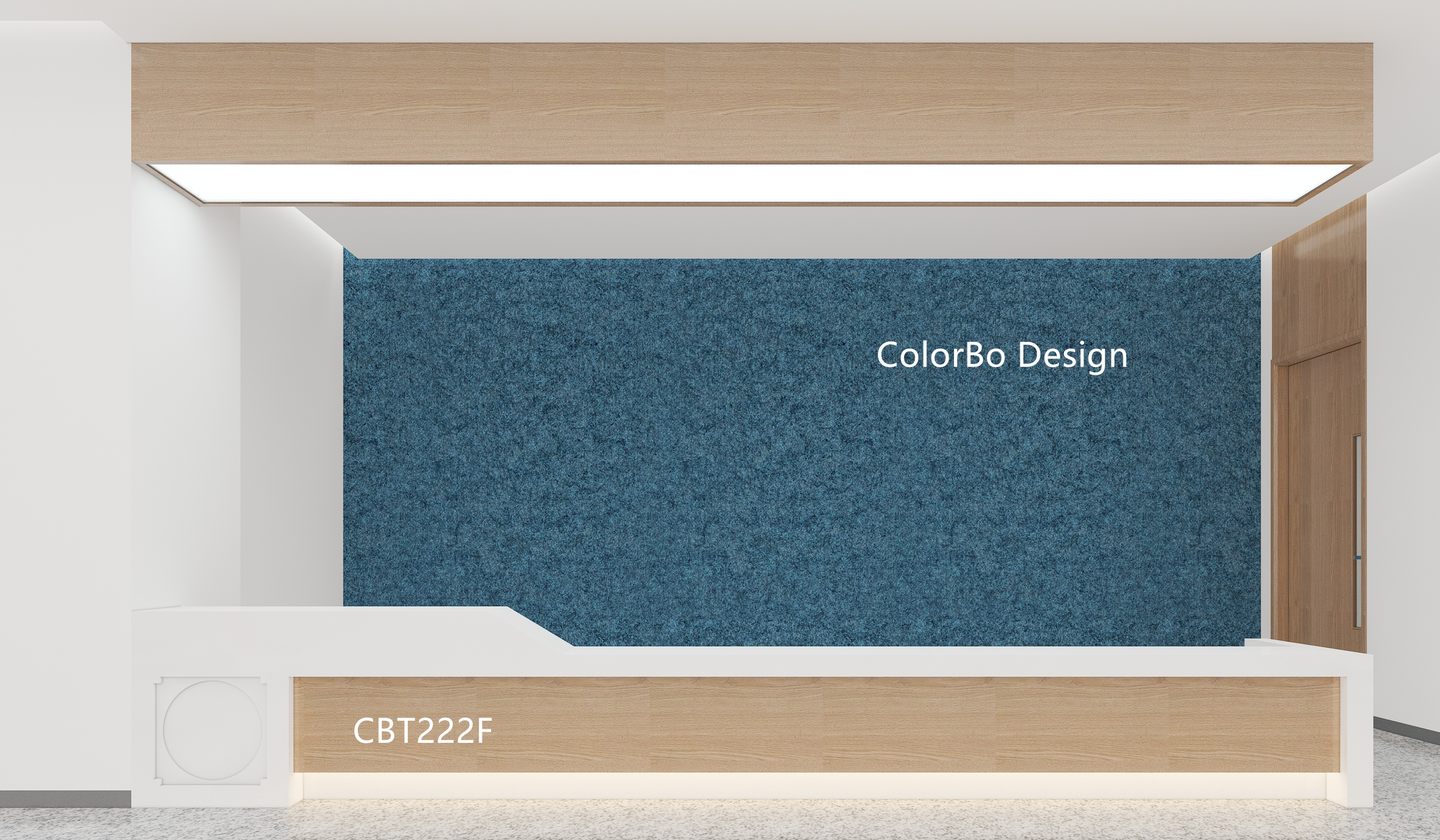 CBT222F吸音办公室装修吸音毡屏宠物吸音板